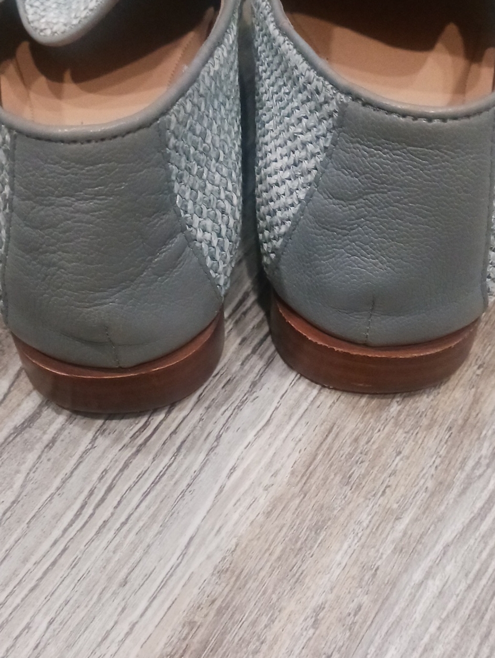 Donald Pliner Women's Bethany Metallic Silver Chain-Accent Slip-on Loafers - Picture 9 of 12